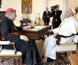 Francisco recibe al cardenal George Pell tras más de dos años de calvario judicial y mediático
