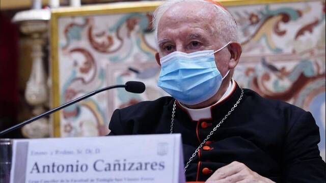 El cardenal Cañziares, en una conferencia