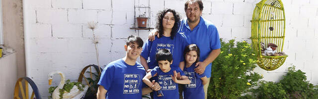 Gonzalito y su familia