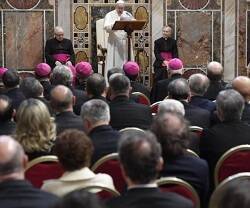 El Papa Francisco, en un discurso pasado a los trabajadores de la justicia vaticana