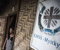 Centro de atención social dirigido por Caritas Myanmar
