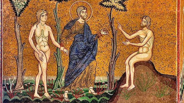 Adán y Eva, Duomo de Monreal (Sicilia)