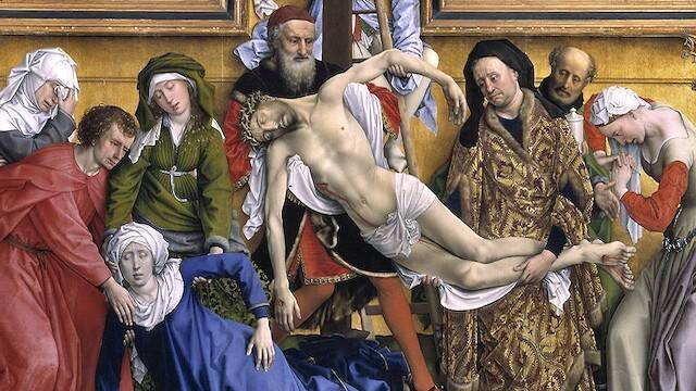 El Descendimiento, deVan der Weyden.