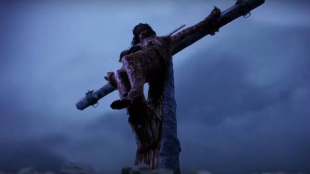 Cristo Crucificado en La Pasión de Mel Gibson.