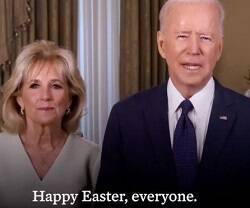Joe y Jill Biden felicitan la Pascua cristiana en un videomensaje que menciona al Papa Francisco