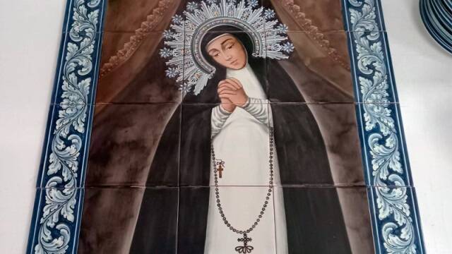 Mosaico Virgen de la Paloma.