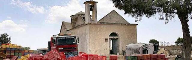 Iglesia de San Antonio, en Chipre, desacralizada.