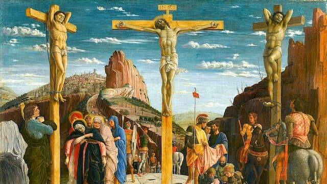 Crucifixión de Mantegna.