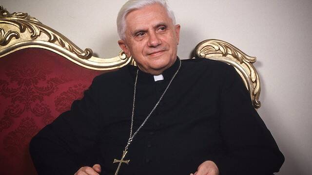 Cardenal Joseph Ratzinger.