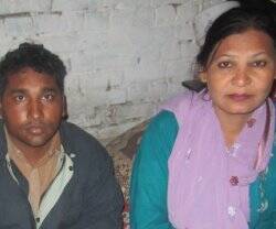 Shagufta Kausar y su marido Shafaqat Emmanuel.