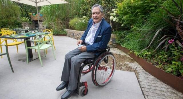 El doctor Alberto de Pinto, defensor de derechos de los discapacitados -foto de Marieta en El Comercio
