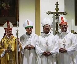Obispos de El Salvador en una reunión de 2020