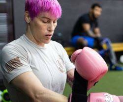 El luchador transgénero Alana McLaughlin.