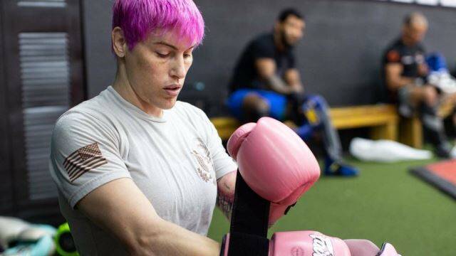 El luchador transgénero Alana McLaughlin.
