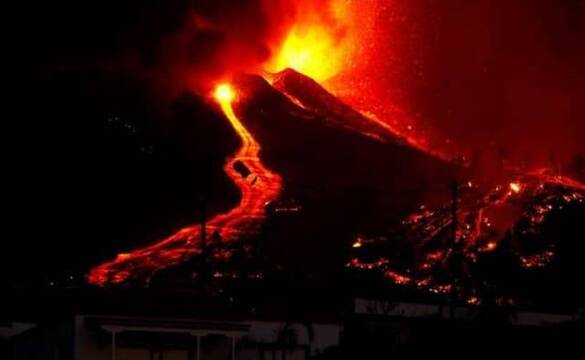 La erupción volcánica en La Palma (Canarias)