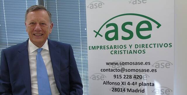 Javier Fernández-Cid es el presidente de Acción Social Empresarial, asociación católica para empresarios y directivos