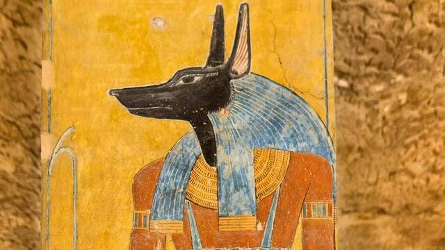 Anubis, dios egipcio.
