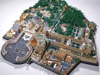 El Vaticano, construido en Lego