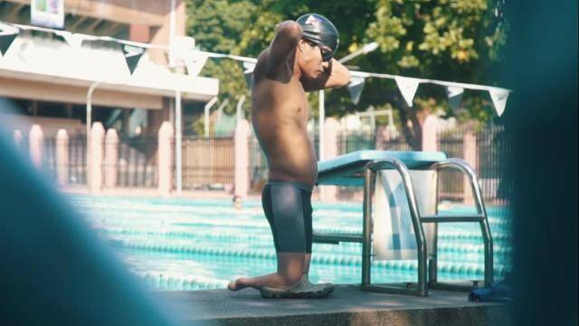 Ernie Gawilan nadador paralímpico. 