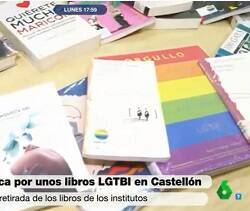 Los libros habían sido repartidos en institutos de la ciudad de Castellón