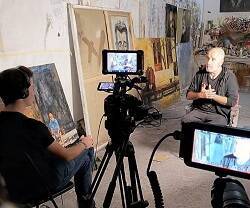 Goya Producciones entrevista al pintor Xavier Bartumeus sobre San José