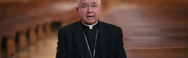 El arzobispo José Gómez, nacido en México, presidente de los obispos de EEUU, habla de la cultura woke presentando el Católicos y Vida Pública