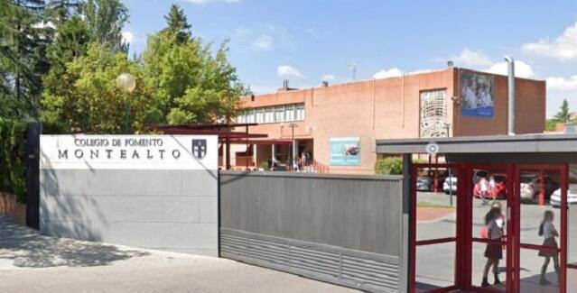 Tristeza y oración en el Colegio Montealto de Mirasierra, Madrid, tras el trágico accidente