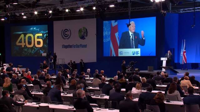 Reunión de la COP26.