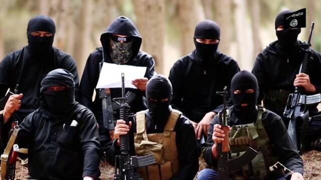 Militantes del Estado Islámico. 