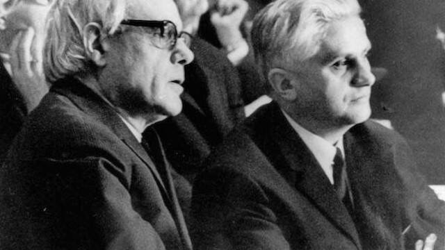 Karl Rahner y Joseph Ratzinger.