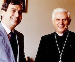 Joseph Ratzinger y Vittorio Messori.