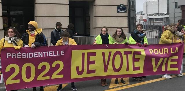 Marcha por la Vida 2022 en Francia, año de elecciones presidenciales
