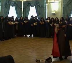 Ritual de las brujas rusas en su "círculo de poder"