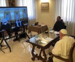 Videoconferencia del Papa y Kiril.