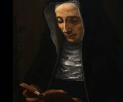 Retrato de María Cecilia Baij, la religiosa y abadesa del siglo XVIII que escribió sus visiones de San José y la Sagrada Familia