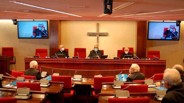 Comisión Permanente del episcopado español.