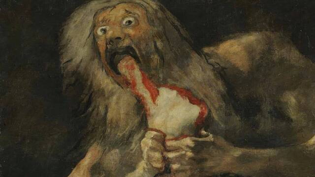 Goya, Saturno devorando a su hijo.