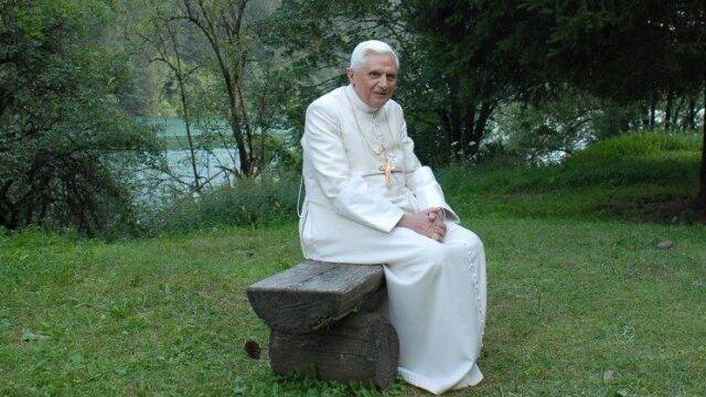El Papa Emérito Benedicto XVI.