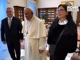 Cordial encuentro del Papa y Orban