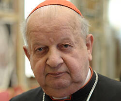 El cardenal polaco Stanisław Dziwisz, otro eclesiástico falsamente acusado de encubrimiento de abusos.
