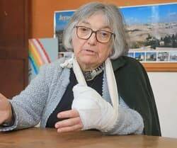 La hermana Marie-Claude ha tenido que ser intervenida dos veces de la mano / Foto: Frantz Bouton-Nize Matin