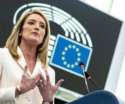 Roberta Metsola preside el Europarlamento desde enero de 2022