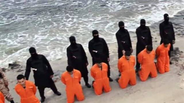 Mártires coptos de la playa de Libia.