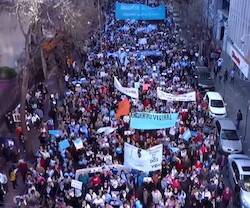 Manifestación provida en Argentina.