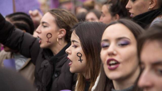 Feministas en una manifestación
