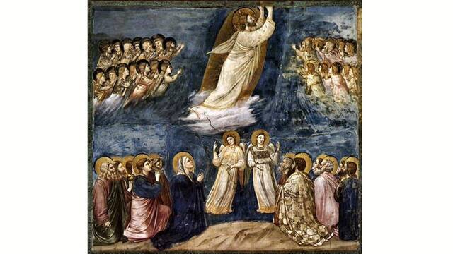 'La Ascensión del Señor' (1305), de Giotto, en la Capilla de los Scrovegni en Padua (Italia).