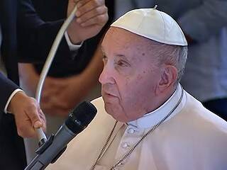Oración del Papa en el Rosario por la paz