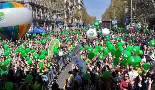 Imagen de una de las marchas por la vida celebradas en Madrid