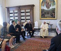 Periodistas de revistas jesuitas entrevistaron al Papa el 19 de mayo - foto de La Civiltà Cattolica