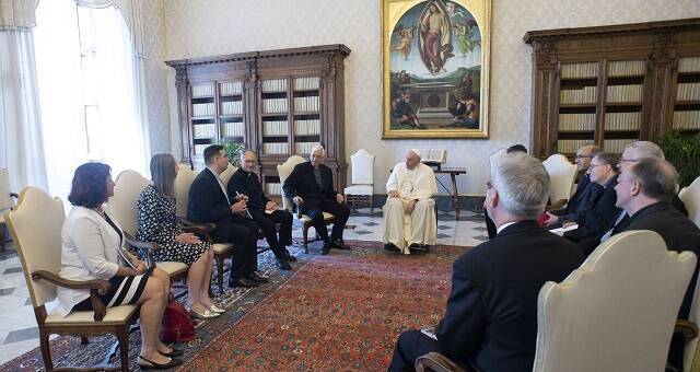 Periodistas de revistas jesuitas entrevistaron al Papa el 19 de mayo - foto de La Civiltà Cattolica